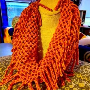 Fringed Cowl Scarf